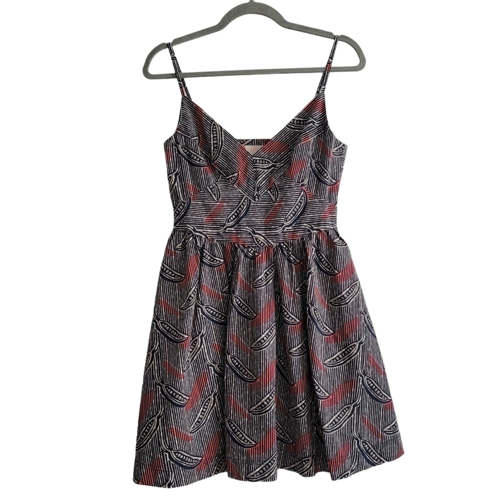 Quiksilver Small Tropical Surf Fit Flare Mini Dress